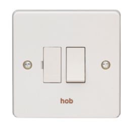 Crabtree Capital 13A Switched Hob Fused Spur  White