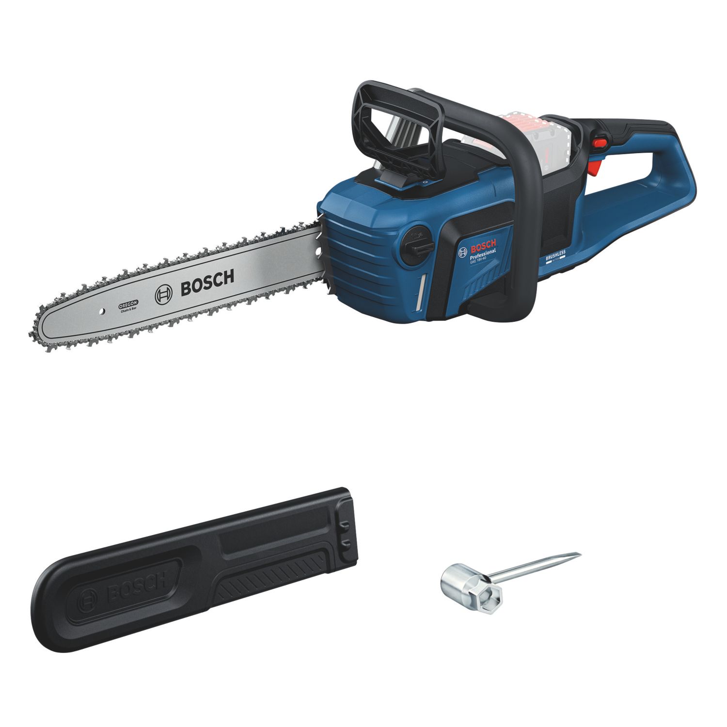 Bosch GKE 18V-40 Professional 18V Li-Ion AMPShare Brushless Cordless 40cm Chainsaw - Bare (931AG)