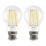 LAP  B22 A60 LED Light Bulb Clear 806lm 3.8W 2 Pack