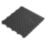 COBA Fatigue-Lock Open Hole Interlocking Floor Tile Black 24mm