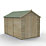 Forest 4Life 6' x 9' 6" (Nominal) Apex Overlap Timber Shed with Assembly