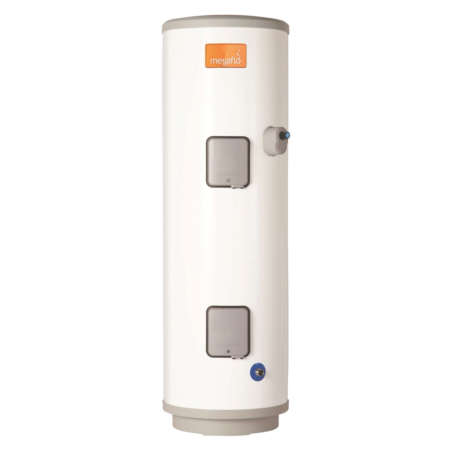 Heatrae Sadia Megaflo Eco Slimline 170dd Direct Unvented Hot Water Cylinder 170Ltr 2 x 3kW (931FP)