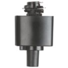 Knightsbridge 1-Circuit Pendant Adaptor Black