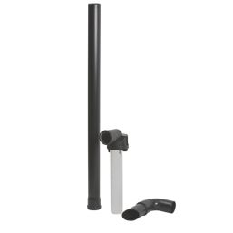 Baxi  Plume Kit Extension Pipe 60mm White/Black