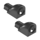 D-Line Mini Trunking Circular Adaptors 30mm x 15mm 2 Pack