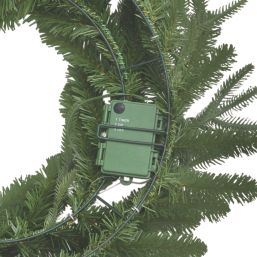 Fraser Fir 500mm Indoor LED Pre Lit Artificial Christmas Wreath