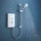 Mira Sport Max with Airboost White/Chrome 9kW  Electric Shower