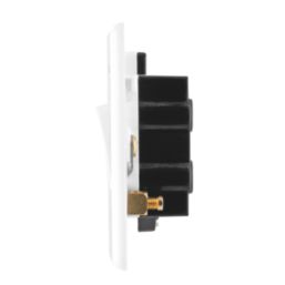 Arlec  50A 1-Gang DP Control Switch White with Neon with Colour-Matched Inserts
