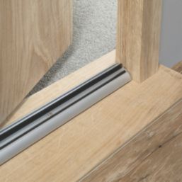 Stormguard Slimline Rain & Draught Excluder Matt Silver 914mm