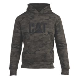 CAT Trademark Hooded Sweatshirt Night Camo Small 36-38" Chest