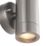 Saxby Palin Outdoor Twin Up/Down Wall Light Brushed Stainless Steel