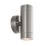 Saxby Palin Outdoor Twin Up/Down Wall Light Brushed Stainless Steel