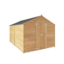 Mercia Value Windowless 7' 6" x 11' 6" (Nominal) Apex Overlap Timber Shed