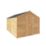 Mercia Value Windowless 7' 6" x 11' 6" (Nominal) Apex Overlap Timber Shed