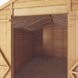 Mercia Value Windowless 7' 6" x 11' 6" (Nominal) Apex Overlap Timber Shed