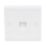 LAP  1-Gang Master Telephone Socket White