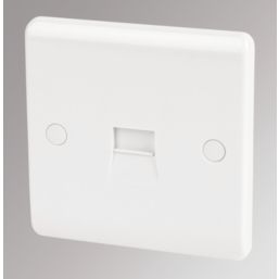 LAP  1-Gang Master Telephone Socket White