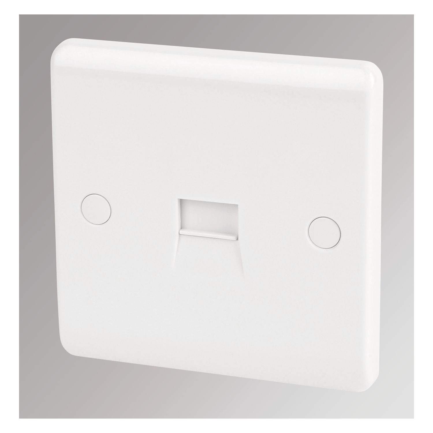 LAP 1-Gang Master Telephone Socket White (93283)