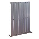 Ximax 900mm x 595mm 2038BTU Silver Vertical Designer Radiator