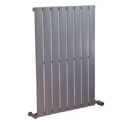 Ximax 900mm x 595mm 2038BTU Silver Vertical Designer Radiator - Screwfix