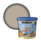Ronseal Fence Life Plus 5Ltr Warm Stone Shed & Fence Paint