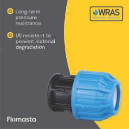 Flomasta  MDPE Stop End 25mm