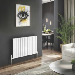 Reina Harley Single 600mm x 1190mm 2696BTU White Horizontal Designer Radiator