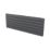 Ximax Oceanus Duplex 445mm x 1200mm 3120BTU Anthracite Horizontal Designer Radiator