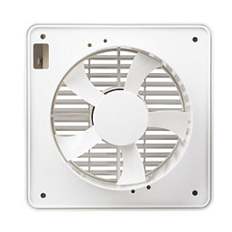 Manrose XF150T 150mm (6") Axial Kitchen Extractor Fan with Timer White 240V