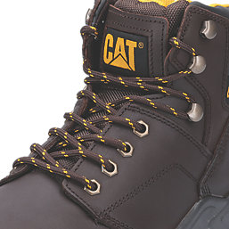 CAT Striver   Safety Boots Brown Size 8