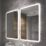 Sensio Libra Rectangular Ultra-Slim Illuminated CCT Bathroom Mirror With 2500lm LED Light 600mm x 800mm