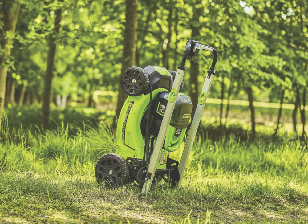 Greenworks 60V Li-Ion Brushless Cordless 51cm Self-Propelled Lawn Mower ...