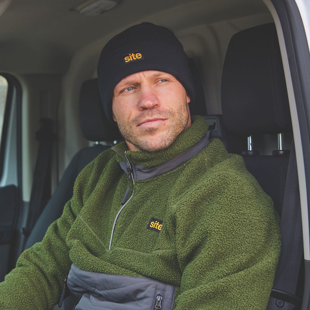 Site Kendry Beanie Hat Black - Screwfix