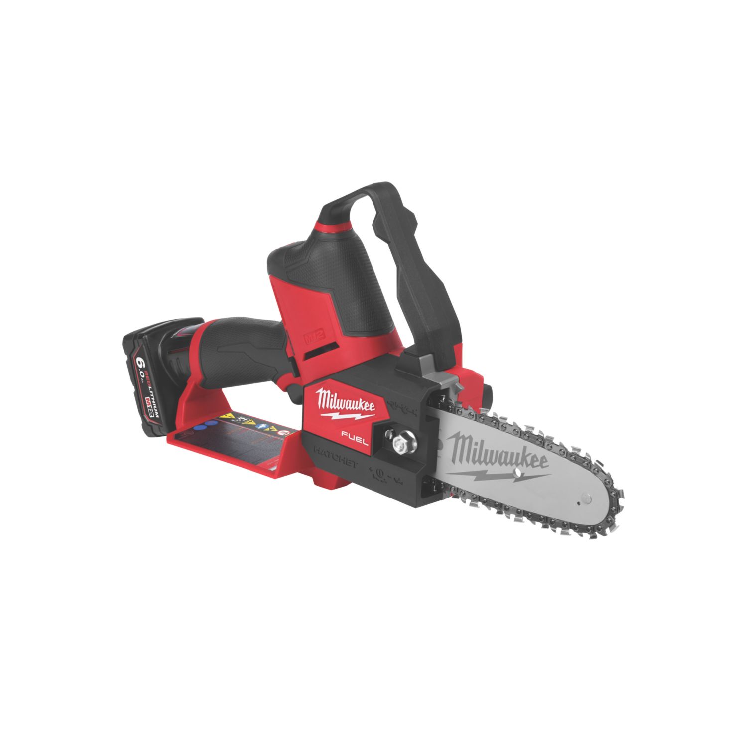 Milwaukee M12 FHS-602X 18V 2 x 6.0Ah Li-Ion RedLithium Brushless Cordless 15cm Hatchet Pruning Saw (932RX)