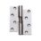 Smith & Locke Polished Chrome  Rising Butt Hinges  100mm x 84mm 2 Pack