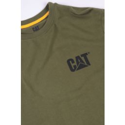 CAT Trademark Banner Long Sleeve T-Shirt Chive 3X Large 54-56" Chest