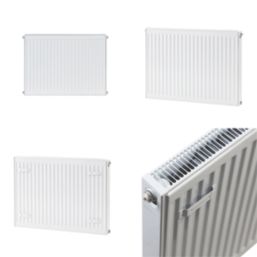 Flomasta 600mm x 800mm 3648BTU White Type 21 Convector Radiator