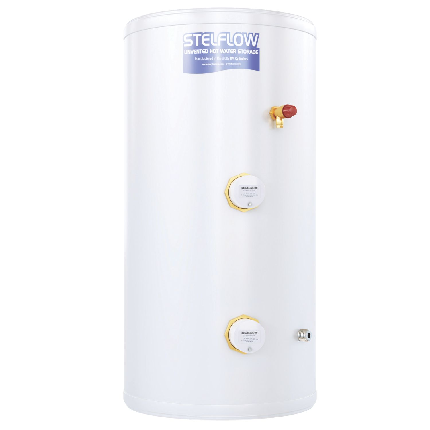 RM Cylinders Stelflow Direct Unvented Cylinder 250Ltr (93317)