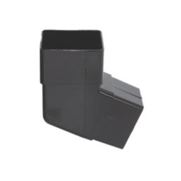 FloPlast  112.5° Square Offset Bend Black 65mm