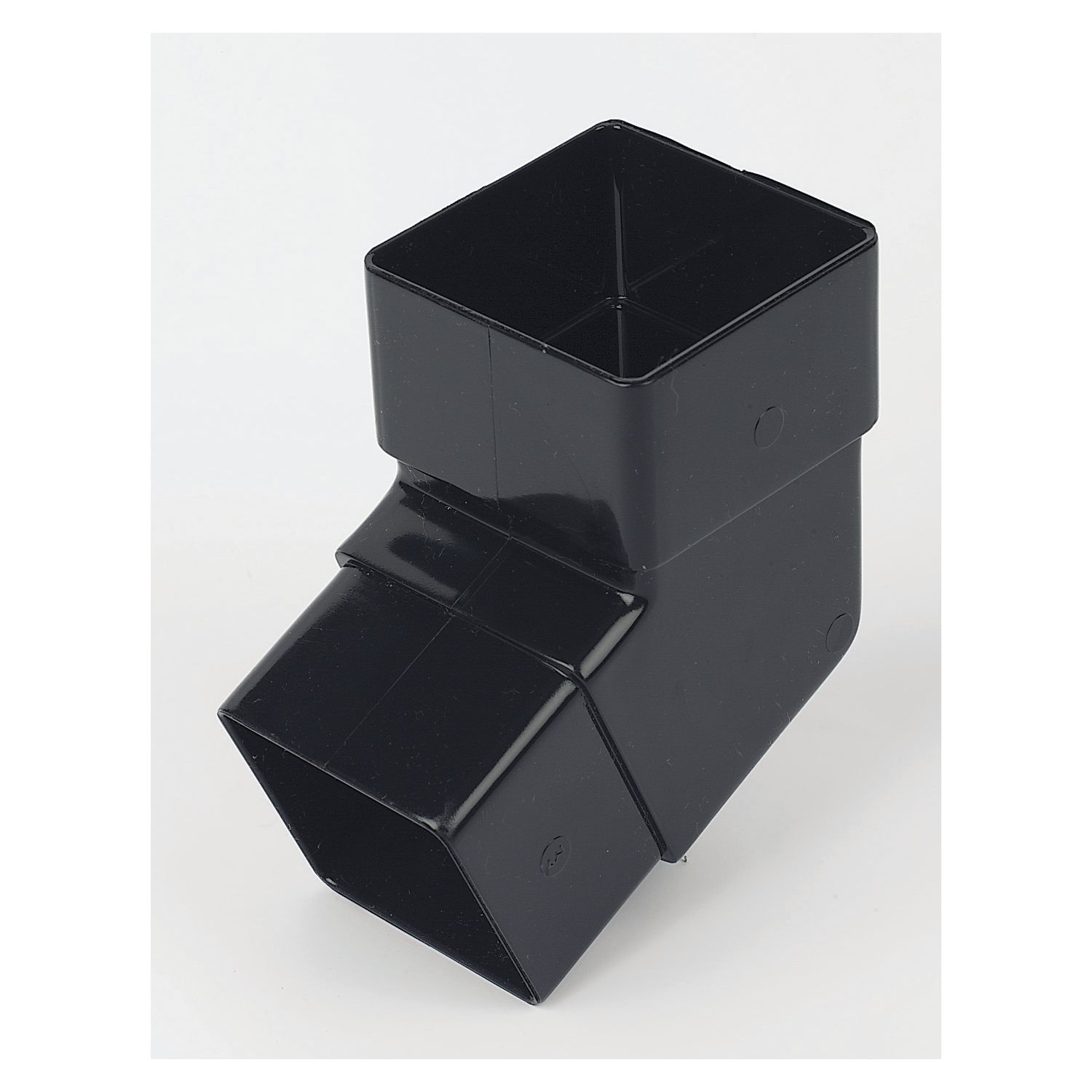 FloPlast 112.5° Square Offset Bend Black 65mm (93319)