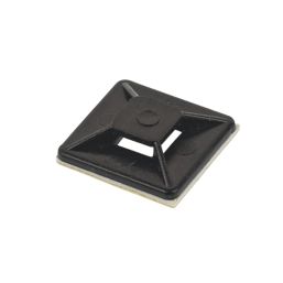 Cable Tie Base Black 20mm x 19mm 100 Pack