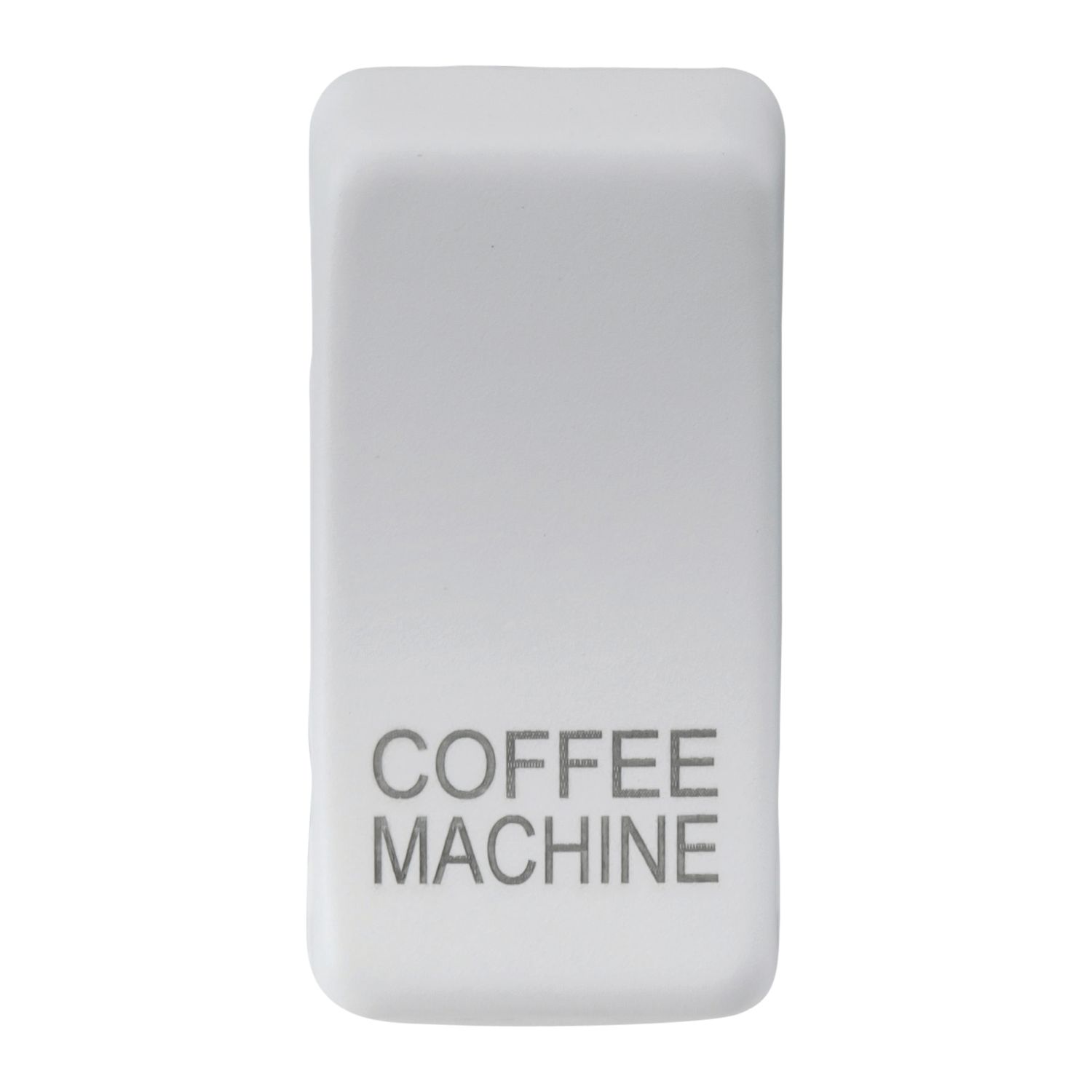 Knightsbridge 'COFFEE MACHINE' Switch Cover Matt White (933CR)