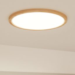 LAP Solidaster LED Ceiling Light Wood Effect 14.5W 1600lm