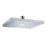 Bristan Square Fixed Shower Head Chrome-Plated 200mm