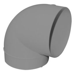 Manrose 90° Round Bend White 125mm