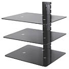 AVF  3-Shelf AV Platform Black