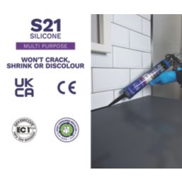Bostik S21 Multipurpose Silicone Sealant Black 310ml
