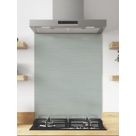 Wilsonart  Brushed Steel/Brushed Titanium Hob Splashback 600mm x 800mm x 4mm