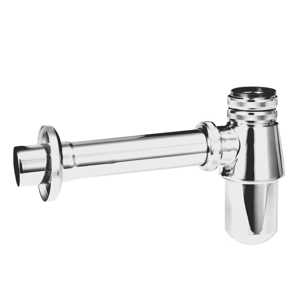 Flomasta  Telescopic Bottle Trap Chrome 32mm