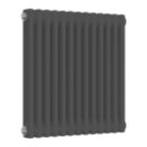 Reina 600mm x 605mm 1935BTU Anthracite Horizontal 2 Column Radiator